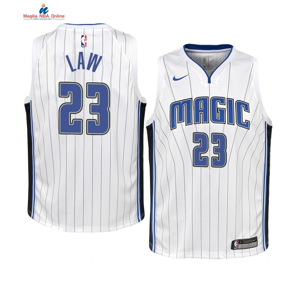 Maglia NBA Bambino Orlando Magic #23 Vic Law Bianco Association 2019-20 Acquista