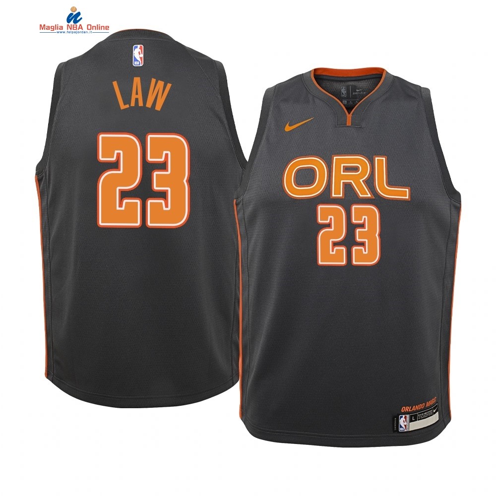 Maglia NBA Bambino Orlando Magic #23 Vic Law Nero Città 2019-20 Acquista