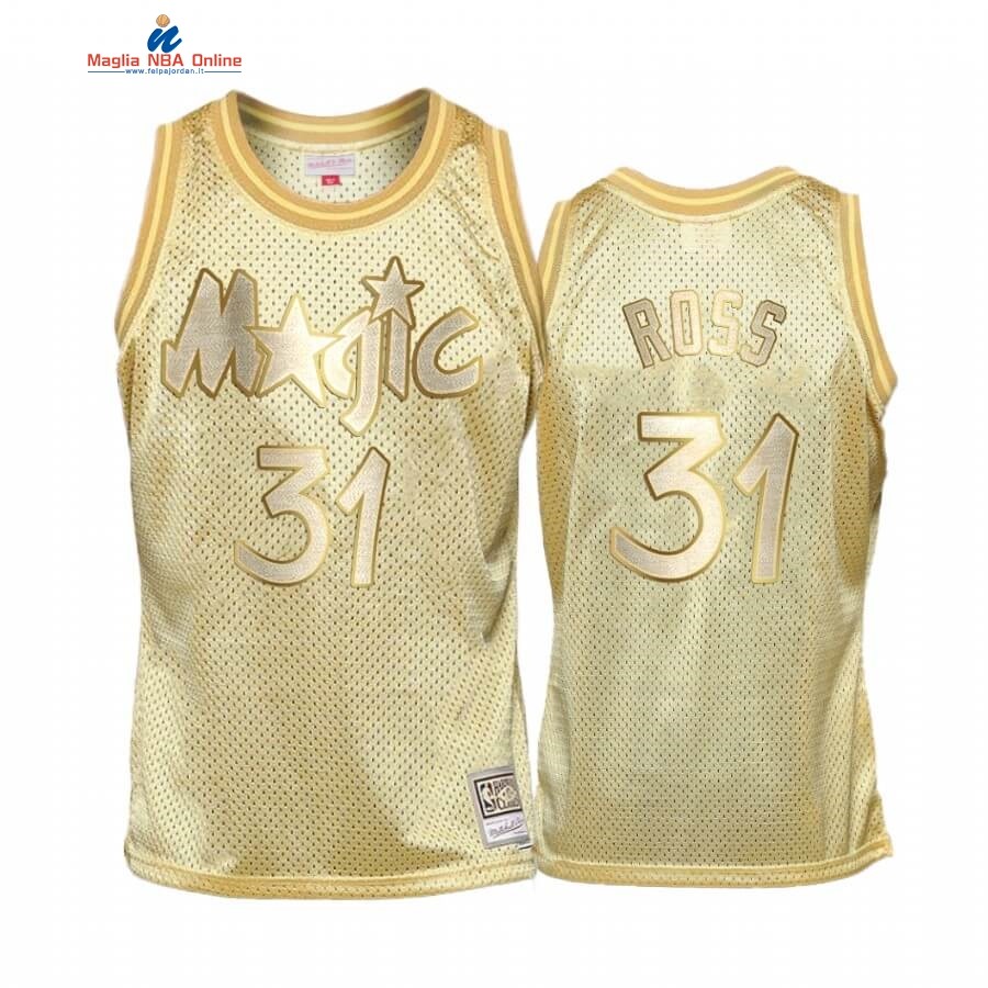 Maglia NBA Bambino Orlando Magic Midas #31 Terrence Ross Oro Hardwood Classics Acquista