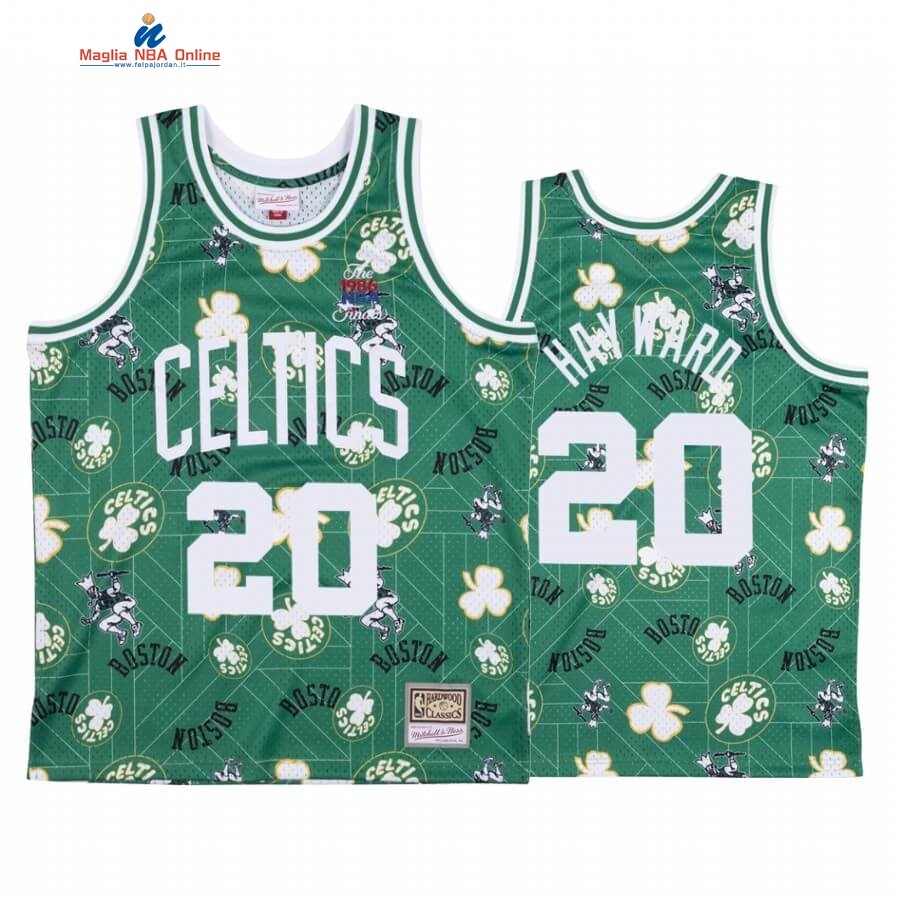 Maglia NBA Boston Celtics Tear Up Pack #20 Gordon Hayward Verde Hardwood Classics Acquista