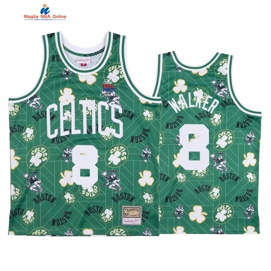 Maglia NBA Boston Celtics Tear Up Pack #8 Kemba Walker Verde Hardwood Classics Acquista
