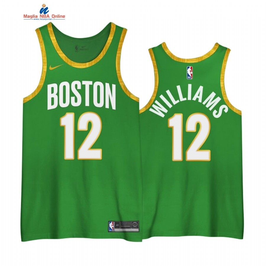 Maglia NBA Edición Ganada Boston Celtics #12 Grant Williams Verde 2020-21 Acquista