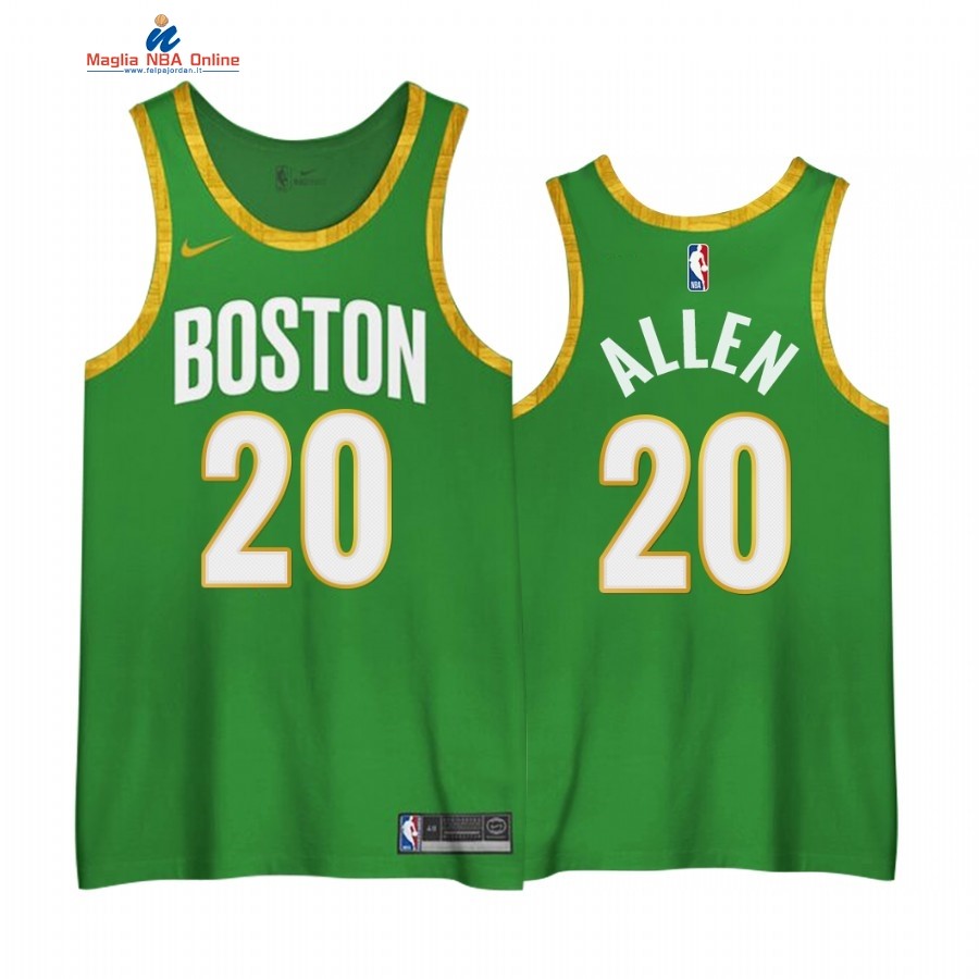 Maglia NBA Edición Ganada Boston Celtics #20 Ray Allen Verde 2020-21 Acquista