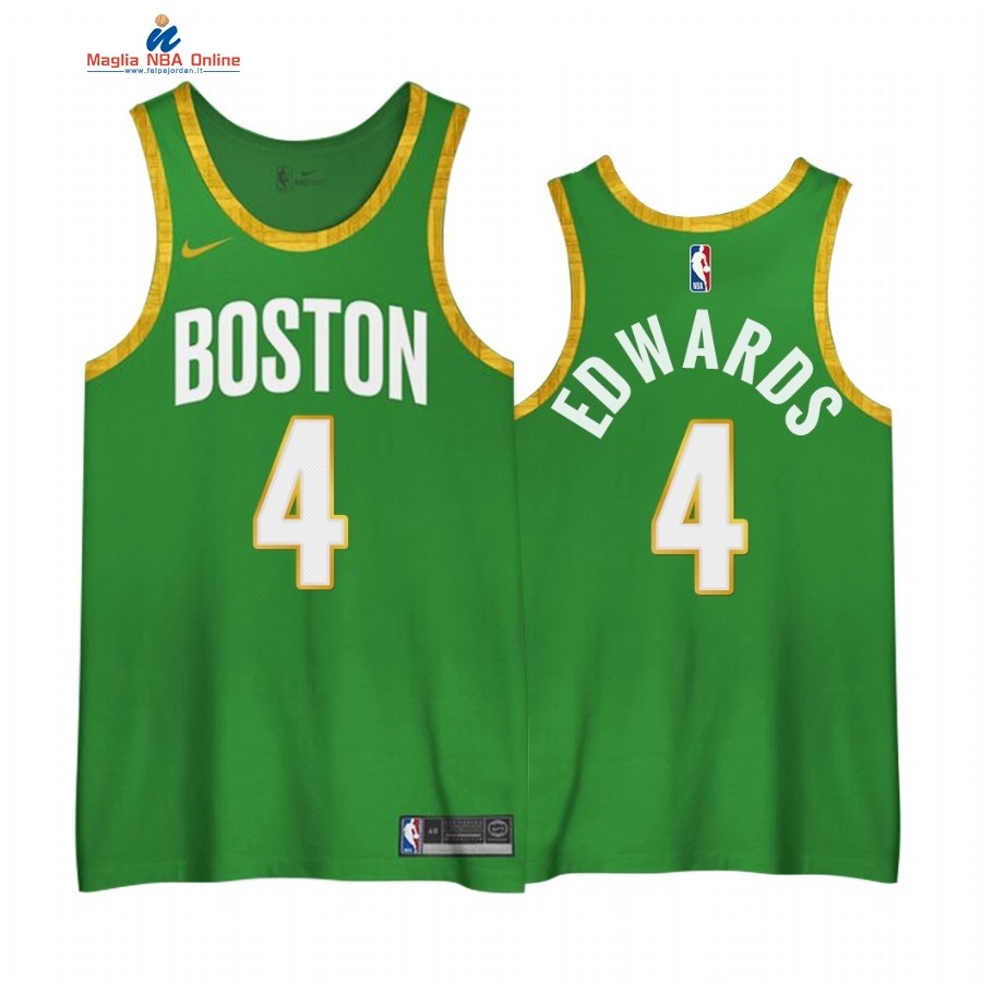 Maglia NBA Edición Ganada Boston Celtics #4 Carsen Edward Verde 2020-21 Acquista