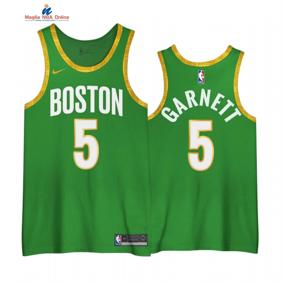 Maglia NBA Edición Ganada Boston Celtics #5 Kevin Garnett Verde 2020-21 Acquista