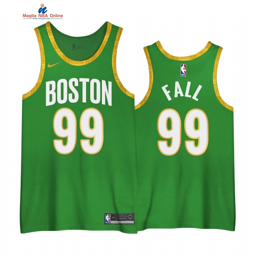 Maglia NBA Edición Ganada Boston Celtics #99 Tacko Fall Verde 2020-21 Acquista