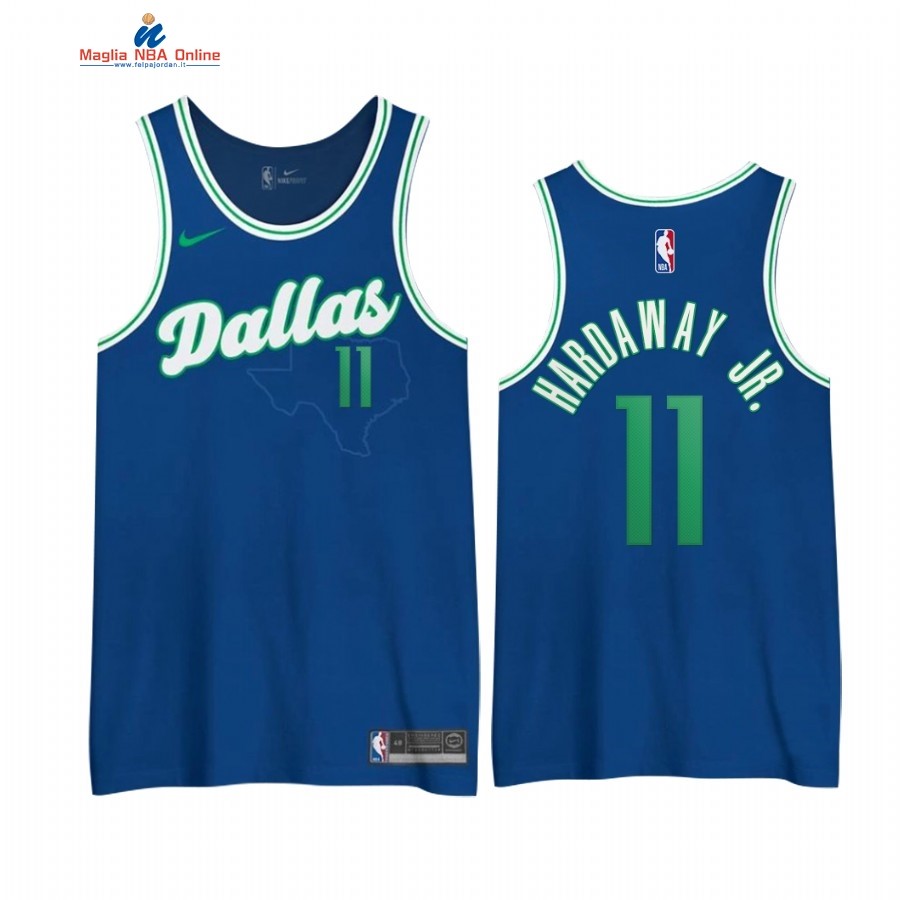 Maglia NBA Edición Ganada Dallas Mavericks #11 Tim Hardaway Jr. Blu 2020-21 Acquista