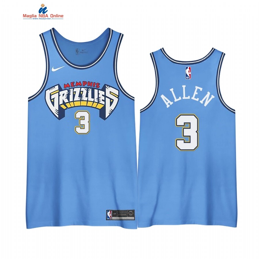 Maglia NBA Edición Ganada Memphis Grizzlies #3 Grayson Allen Blu 2020-21 Acquista