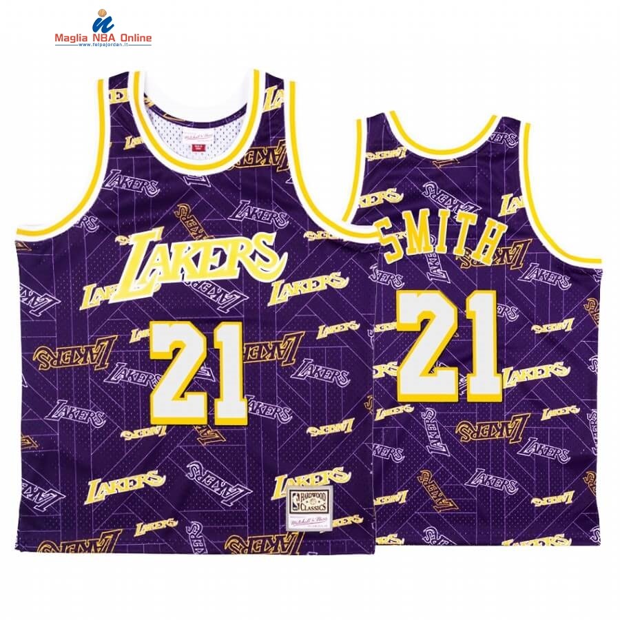 Maglia NBA L.A. Lakers Tear Up Pack #21 J.R. Smith Porpora Hardwood Classics Acquista