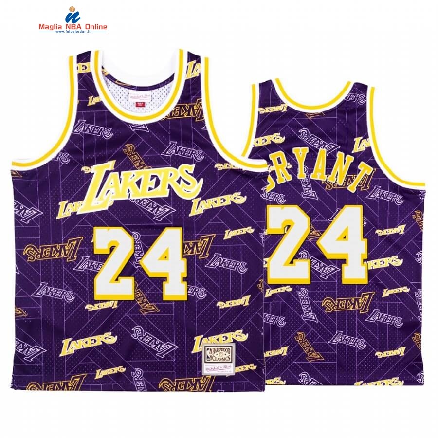 Maglia NBA L.A. Lakers Tear Up Pack #24 Kobe Bryant Porpora Hardwood Classics Acquista