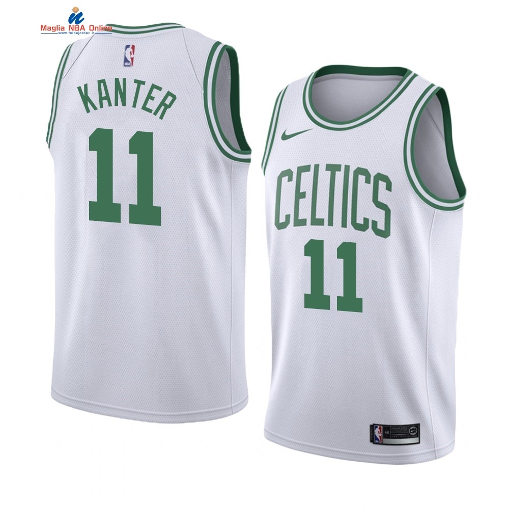 Maglia NBA Nike Boston Celtics #11 Enes Kanter Bianco Association 2019-20 Acquista