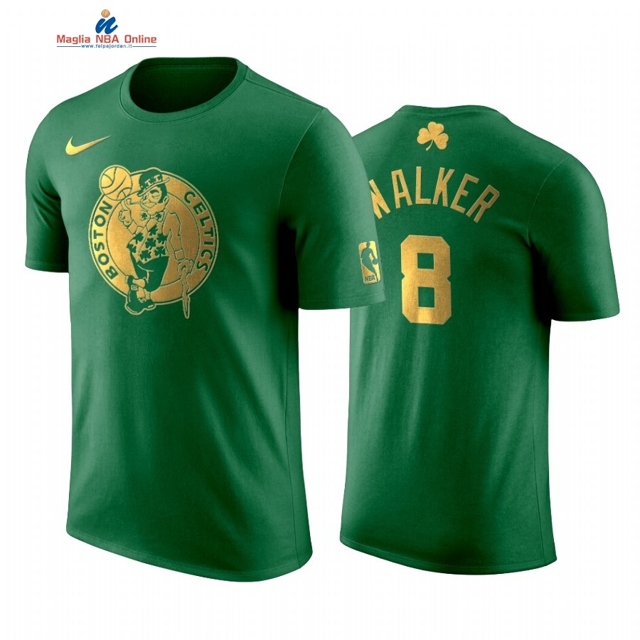Maglia NBA Nike Boston Celtics Manica Corta #8 Kemba Walker Verde Acquista