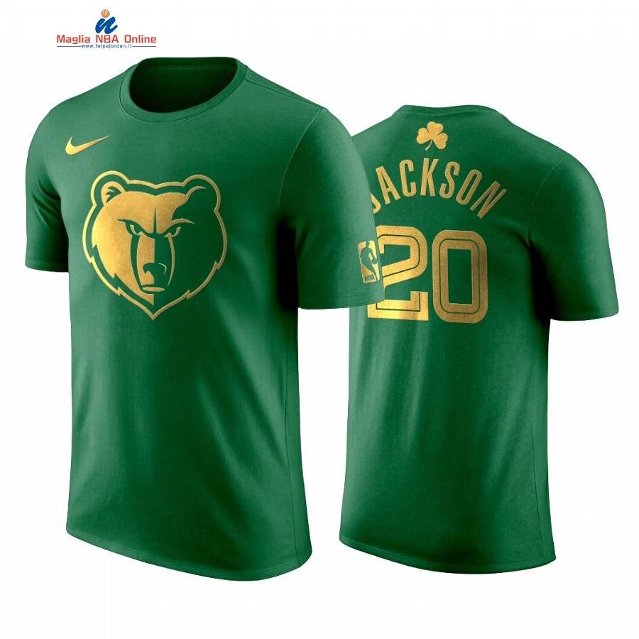 Maglia NBA Nike Memphis Grizzlies Manica Corta #20 Josh Jackson Verde Acquista