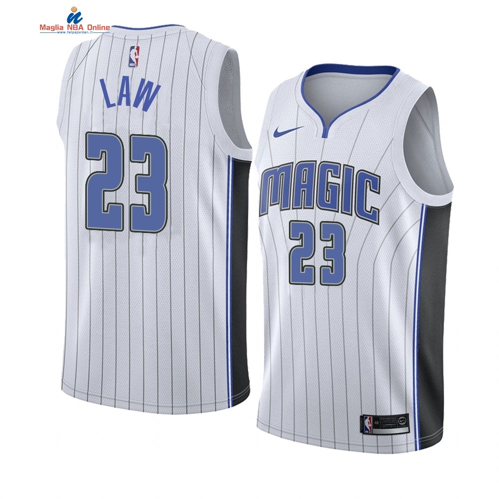 Maglia NBA Nike Orlando Magic #23 Vic Law Bianco Association 2019-20 Acquista