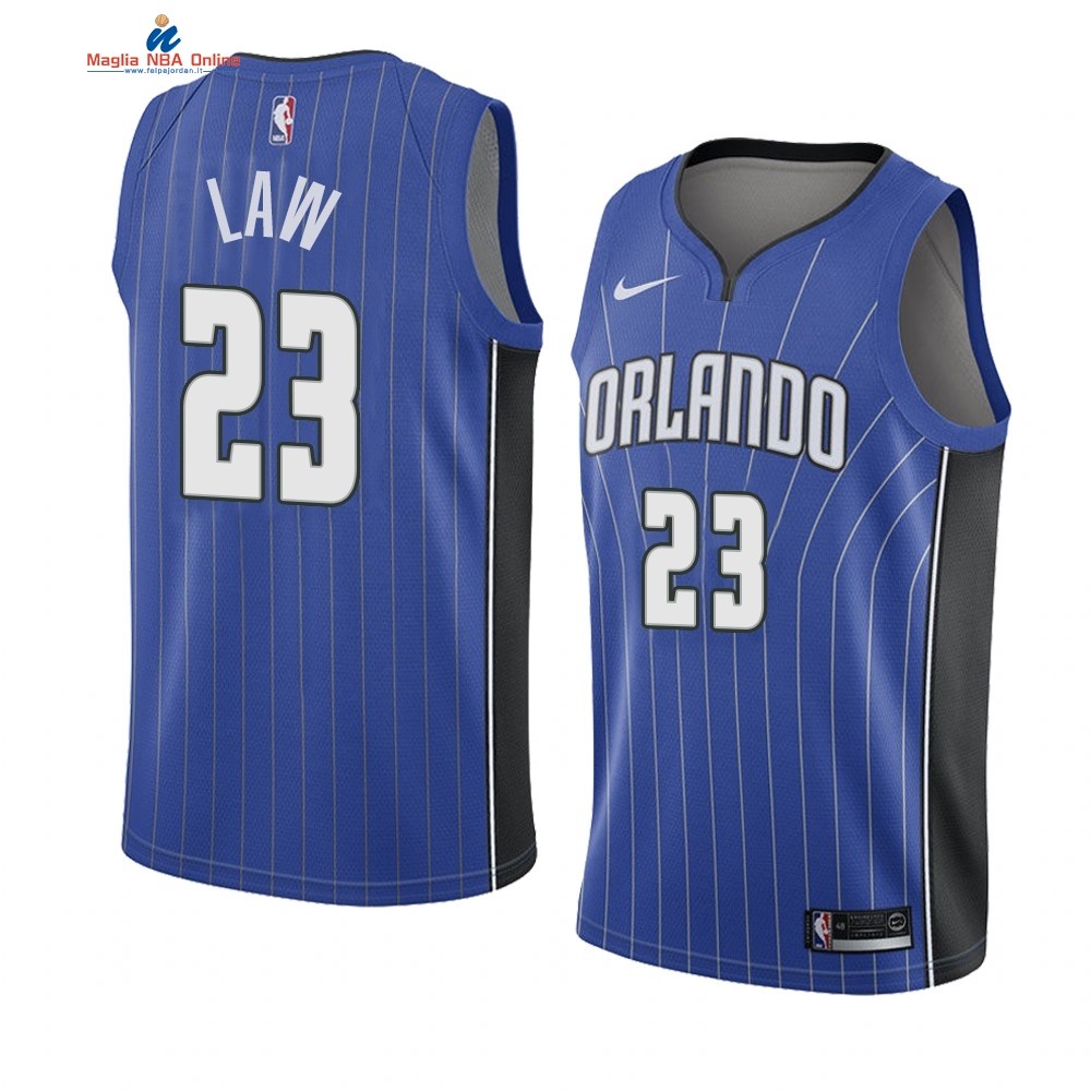 Maglia NBA Nike Orlando Magic #23 Vic Law Blu Icon 2019-20 Acquista