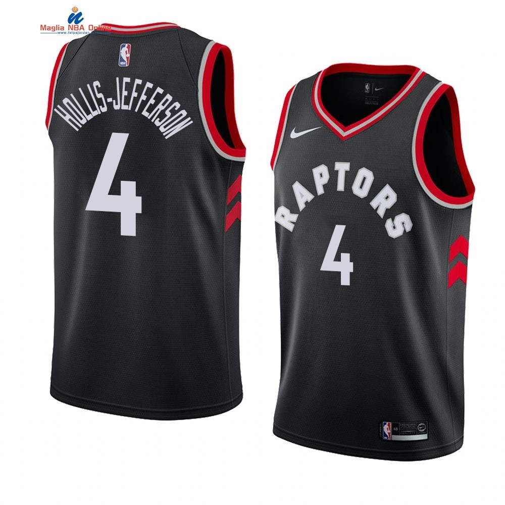 Maglia NBA Nike Toronto Raptors #4 Rondae Hollis Jefferson Nero Statement 2019-20 Acquista