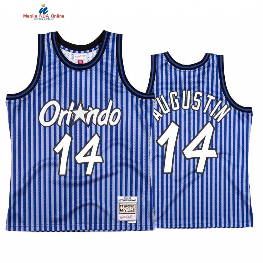 Maglia NBA Orlando Magic Independence Day #14 D.J. Augustin Blu Hardwood Classics Acquista