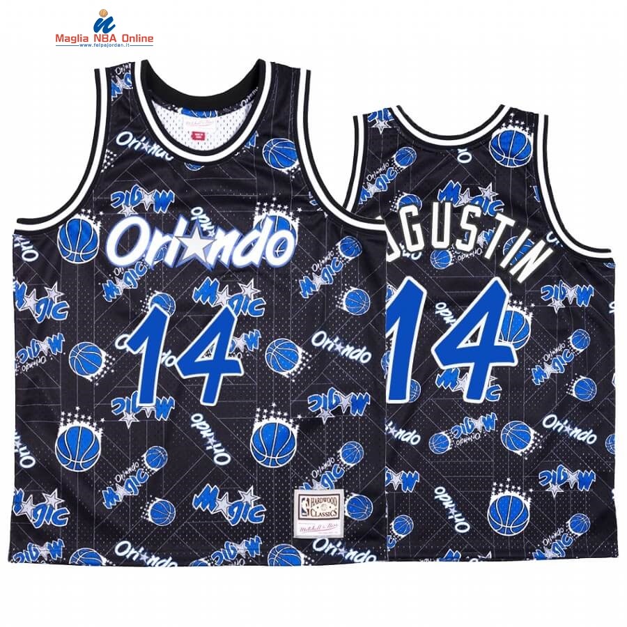 Maglia NBA Orlando Magic Tear Up Pack #14 D.J. Augustin Blu Hardwood Classics Acquista