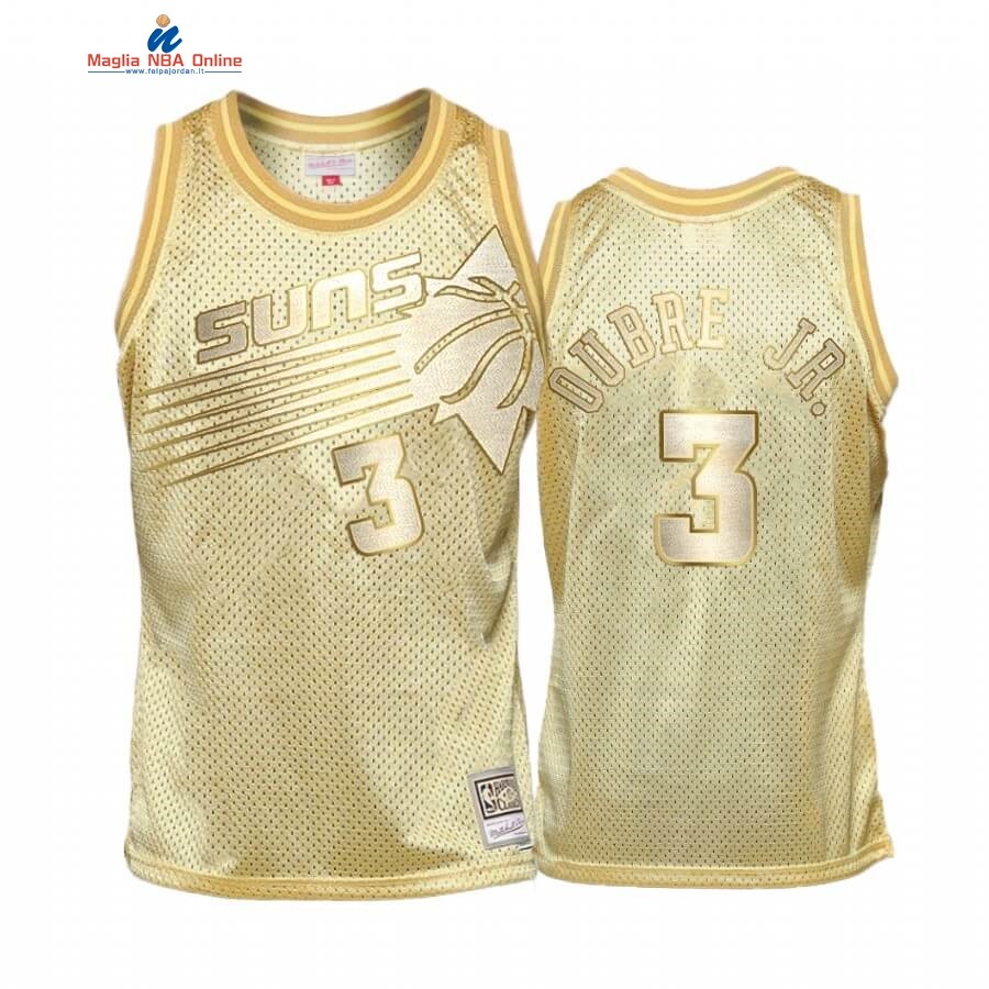 Maglia NBA Phoenix Suns Limited #3 Kelly Oubre Oro Hardwood Classics Acquista