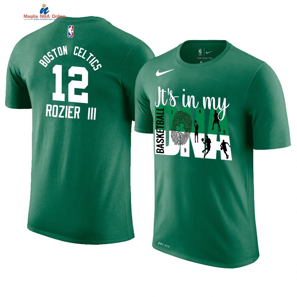 T Shirt NBA Boston Celtics DNA #12 Terry Rozier III Verde Acquista