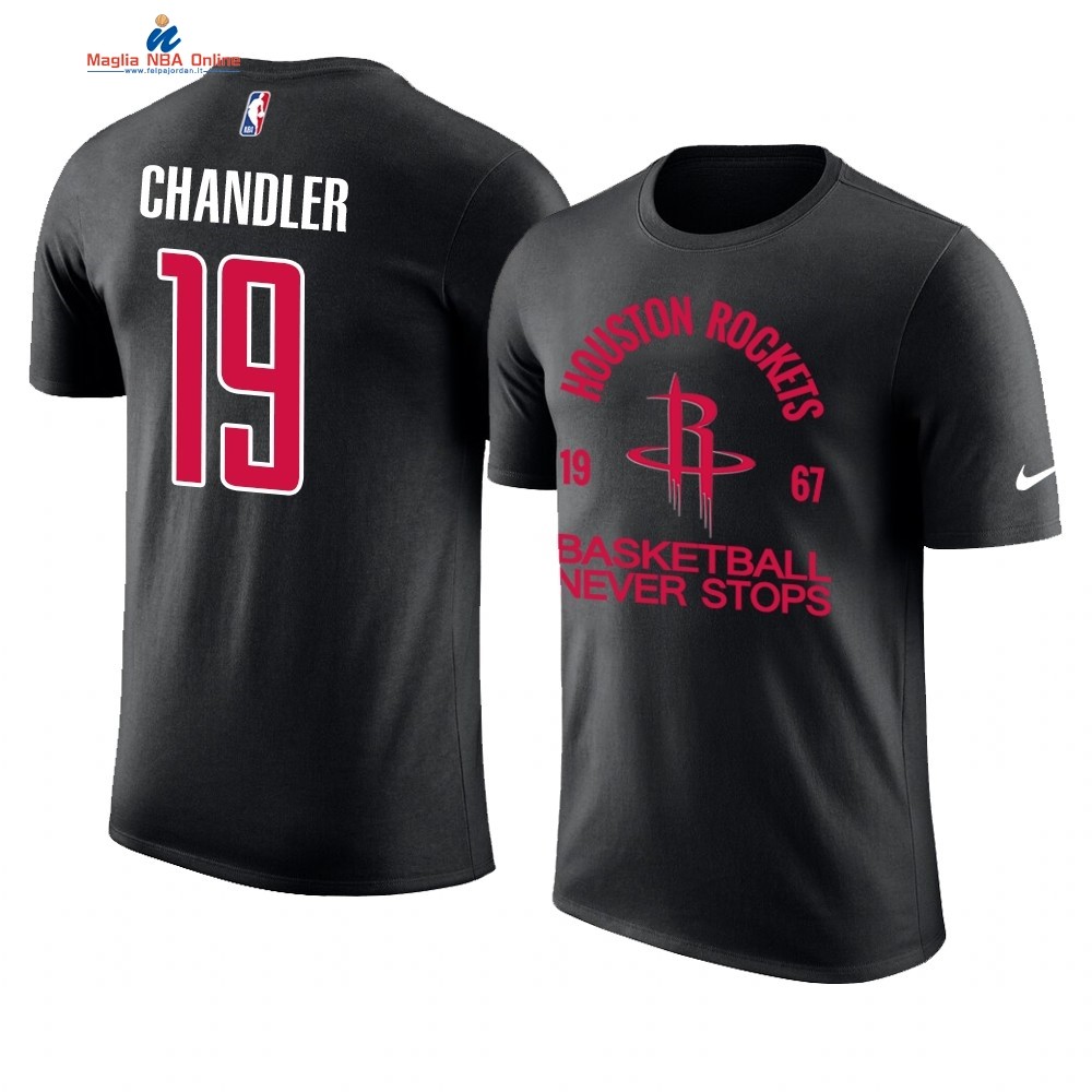 T Shirt NBA Houston Rockets DNA #19 Tyson Chandler Nero Acquista