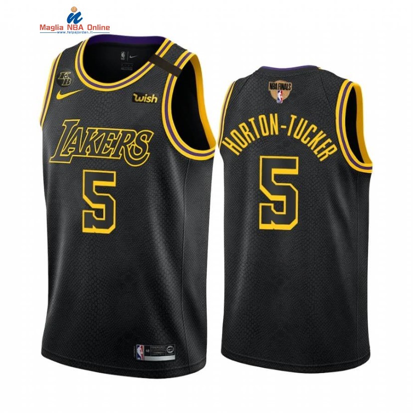 Maglia NBA L.A.Lakers 2020 Campionato Finali #5 Talen Horton Tucker Nero Mamba Acquista