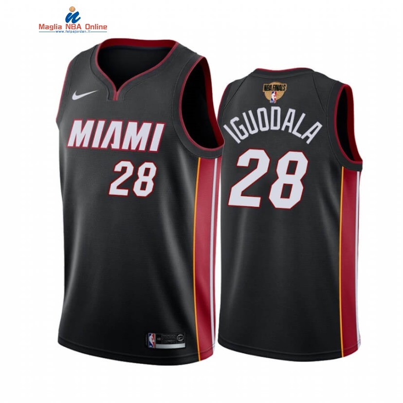 Maglia NBA Miami Heat 2020 Campionato Finali #28 Andre Iguodala Nero Icon Acquista