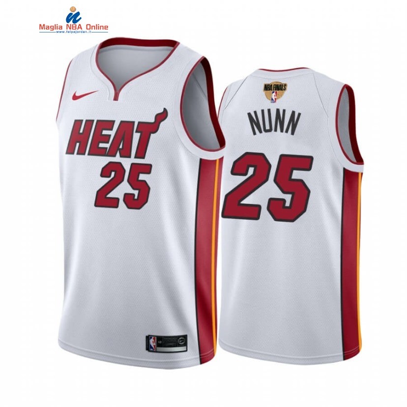 Maglia NBA Miami Heat 2020 Finale #25 Kendrick Nunn Bianco Association Acquista