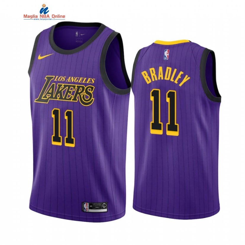 Maglia NBA Nike Los Angeles Lakers #11 Avery Bradley Nike Porpora Città 2019-20 Acquista