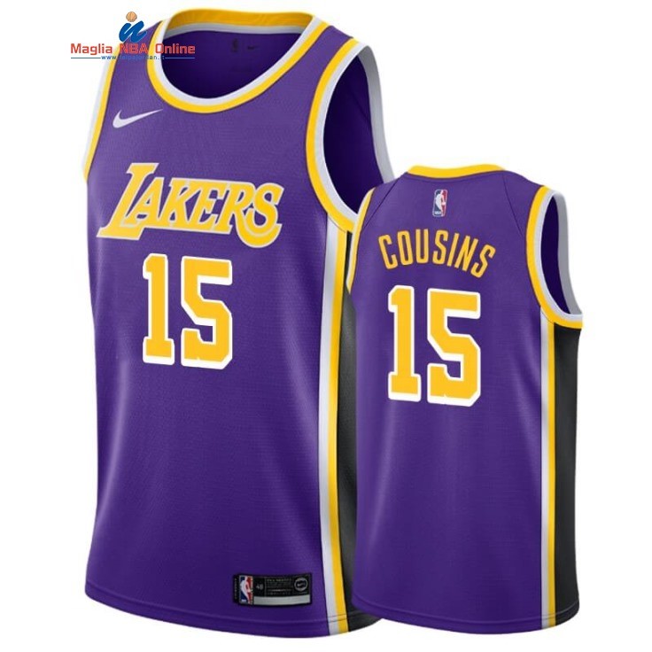 Maglia NBA Nike Los Angeles Lakers #15 DeMarcus Cousins Porpora Statement 2019-20 Acquista