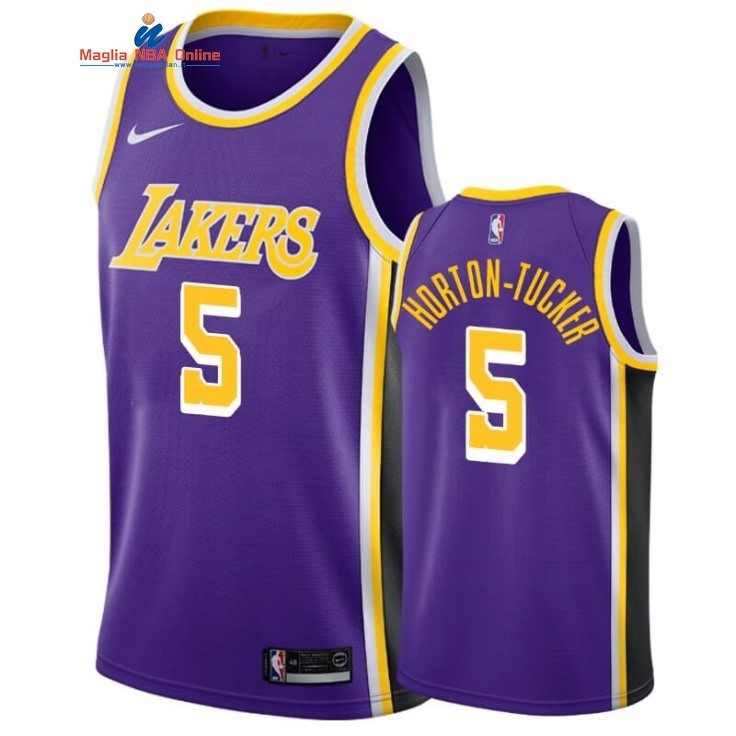 Maglia NBA Nike Los Angeles Lakers #5 Talen Horton Tucker Porpora Statement 2019-20 Acquista