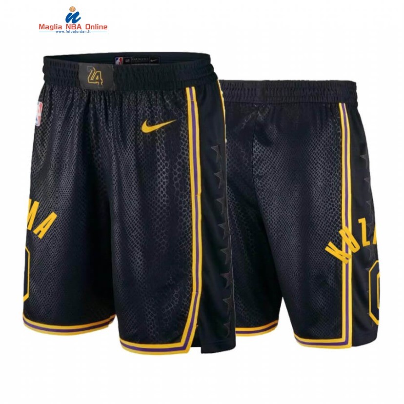 Pantaloni Basket Los Angeles Lakers #0 Kyle Kuzma Black Mamba Acquista