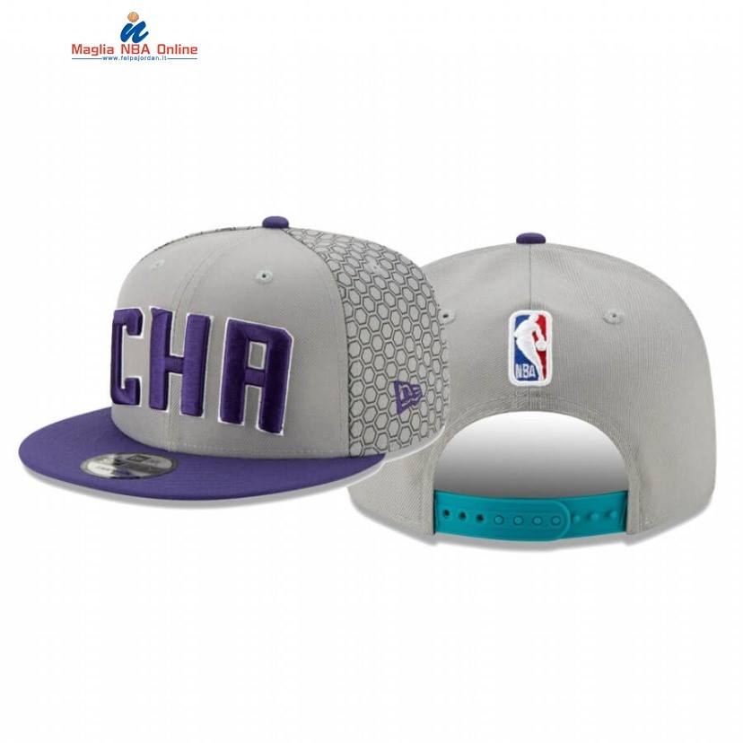 Cappelli 2020-21 Charlotte Hornets 9FIFTY Grigio Porpora Acquista