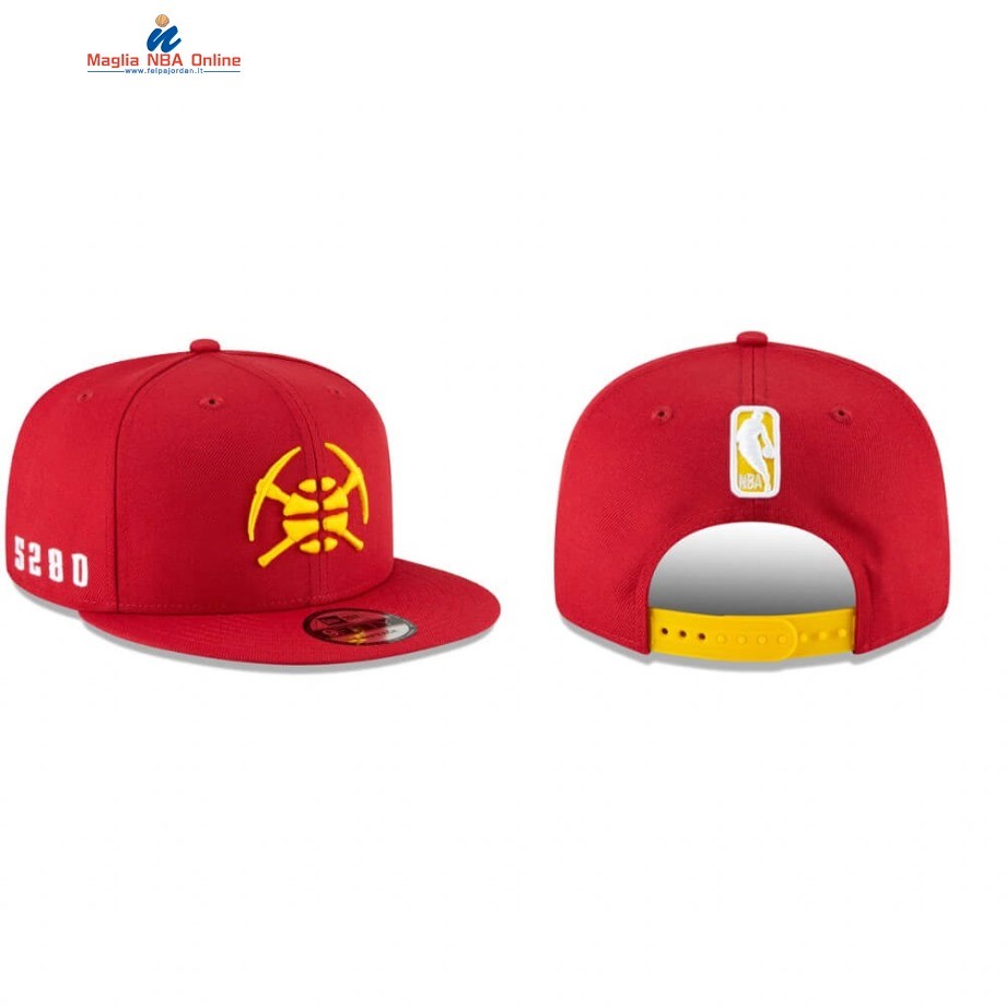 Cappelli 2020-21 Denver Nuggets 9FIFTY Rosso Città Acquista