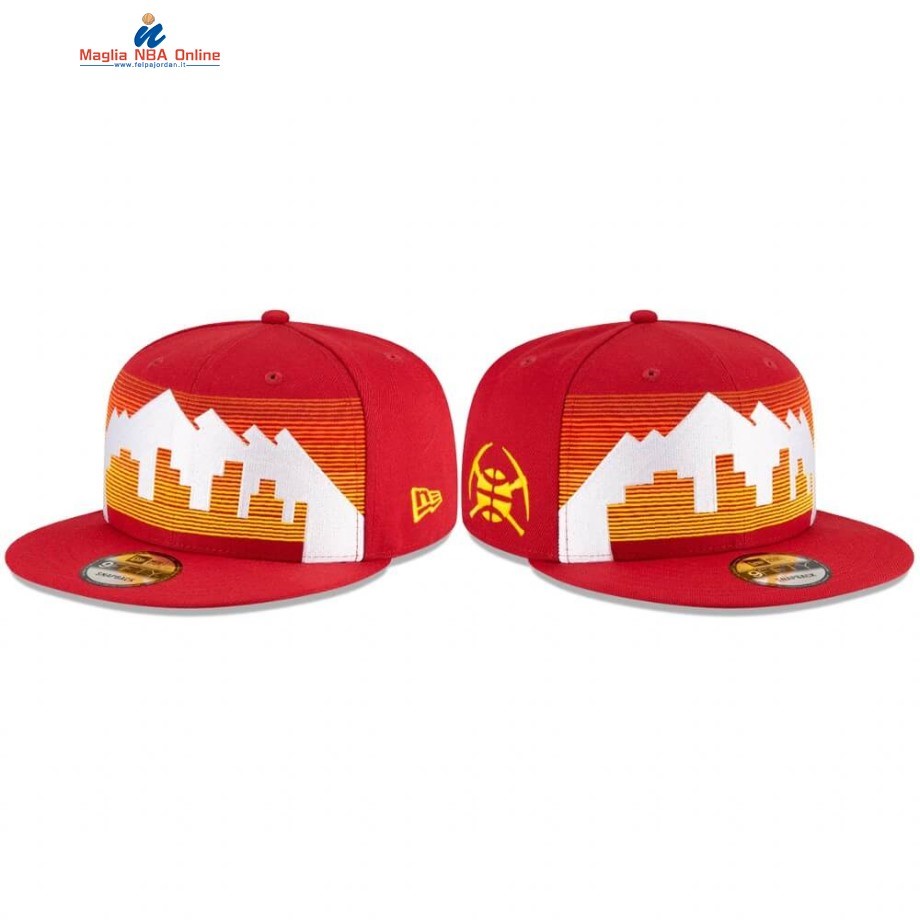 Cappelli 2020-21 Denver Nuggets Primary Rosso CIudad Acquista