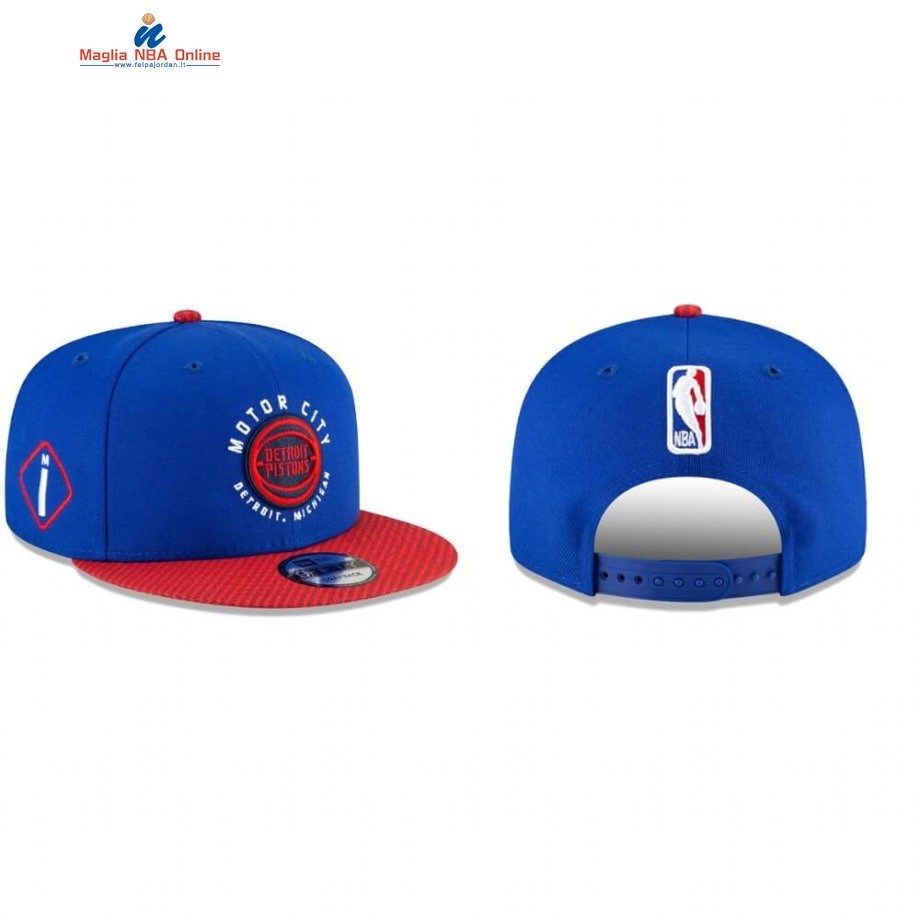 Cappelli 2020-21 Detroit Pistons Primary Blu Città Acquista