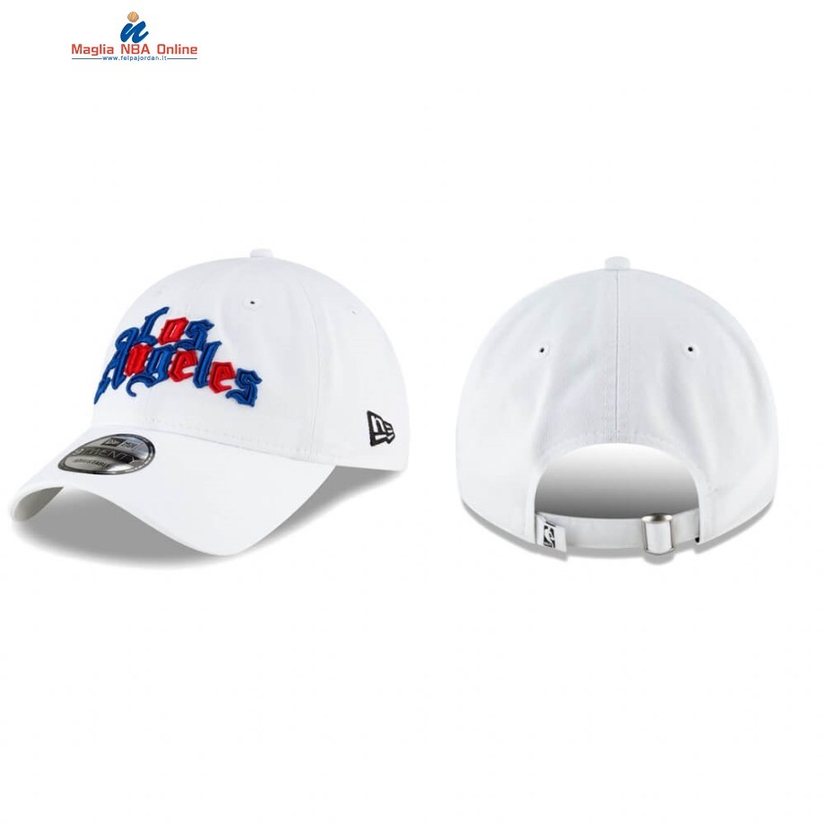 Cappelli 2020-21 Los Angeles Clippers 9TWENTY Bianco Città Acquista