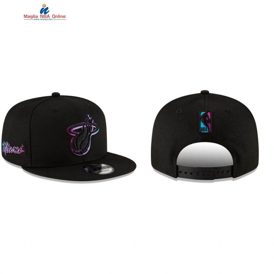 Cappelli 2020-21 Miami Heat 9FIFTY Nero Città Acquista