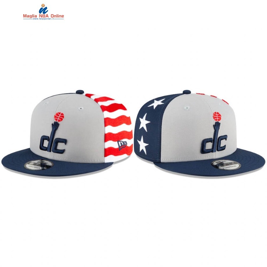 Cappelli 2020-21 Washington Wizards Primary Grigio Città Acquista