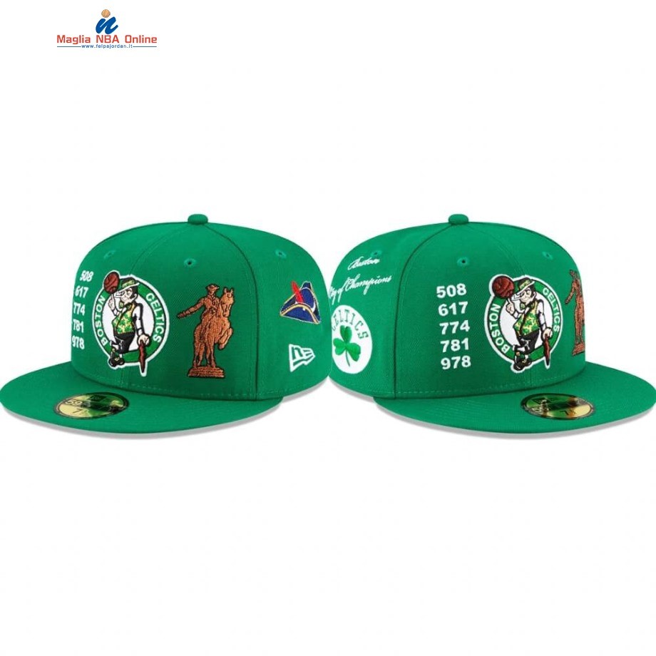 Cappelli 2020 Boston Celtics 59FIFTY Verde Acquista