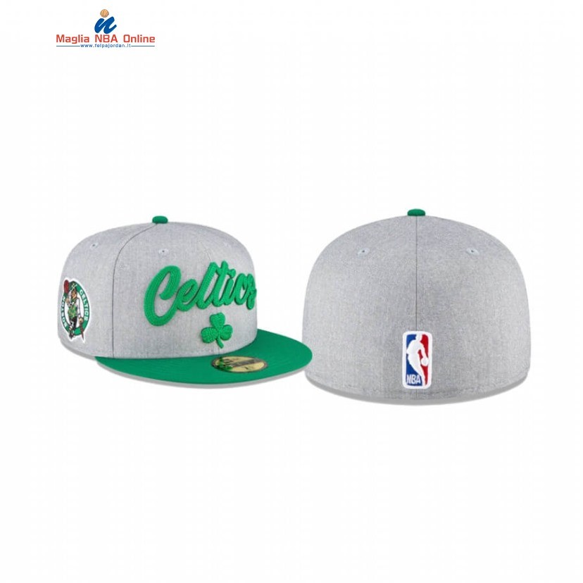 Cappelli 2020 Boston Celtics Heather OTC 59FIFTY Grigio Acquista