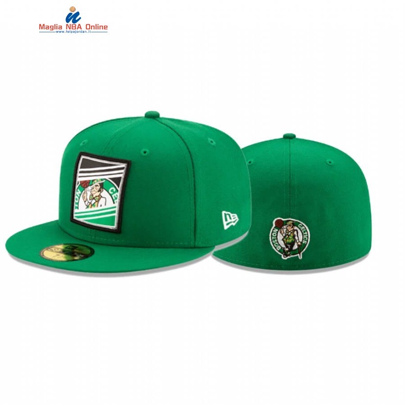 Cappelli 2020 Boston Celtics Stamps Verde Acquista