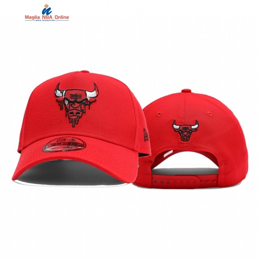 Cappelli 2020 Chicago Bulls Drip Logo 9FORTY A Frame Rosso Acquista