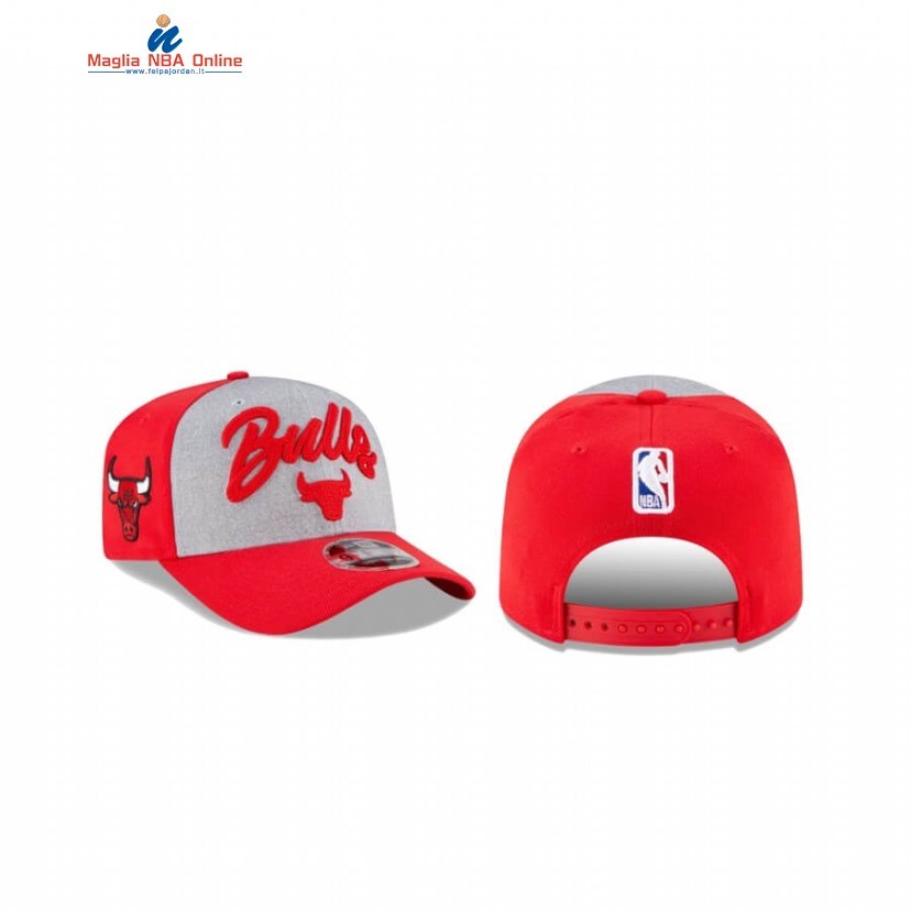 Cappelli 2020 Chicago Bulls Heather 9FIFTY Grigio Rosso Acquista