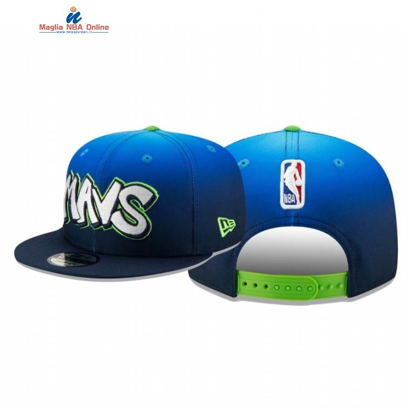 Cappelli 2020 Dallas Mavericks 9FIFTY Blu Città Acquista