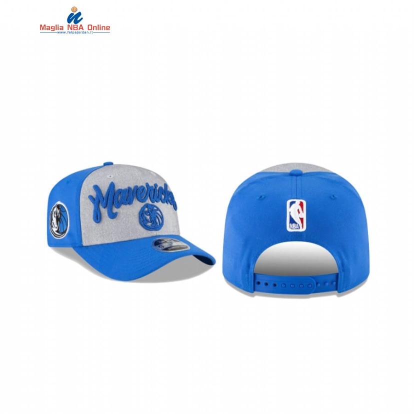 Cappelli 2020 Dallas Mavericks Heather 9FIFTY Grigio Blu Acquista