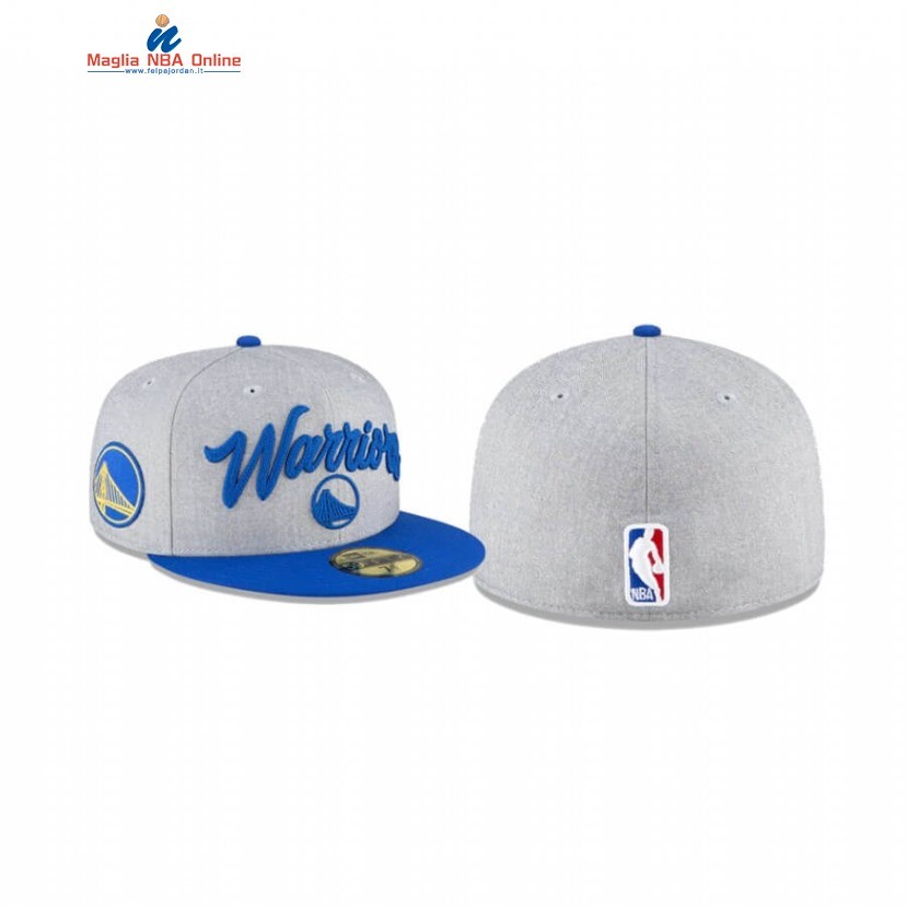 Cappelli 2020 Golden State Warriors Heather OTC 59FIFTY Fitted Grigio Acquista