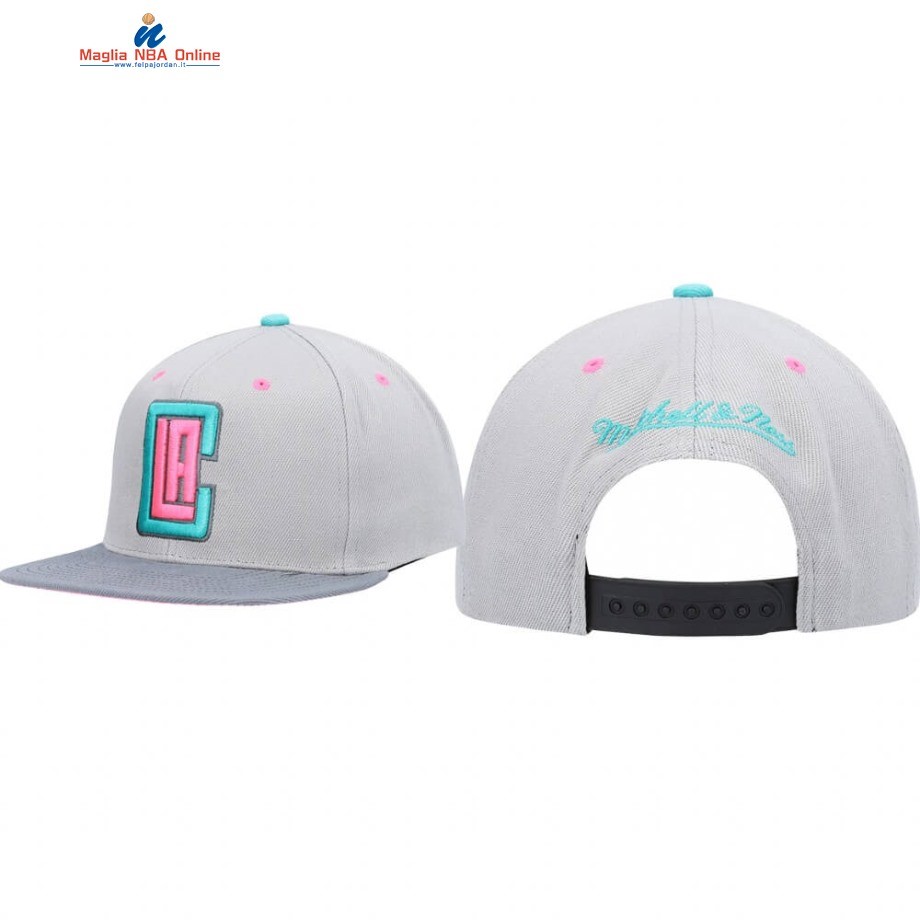 Cappelli 2020 Los Angeles Clippers Wolf Mags Grigio Hardwood Classics Acquista