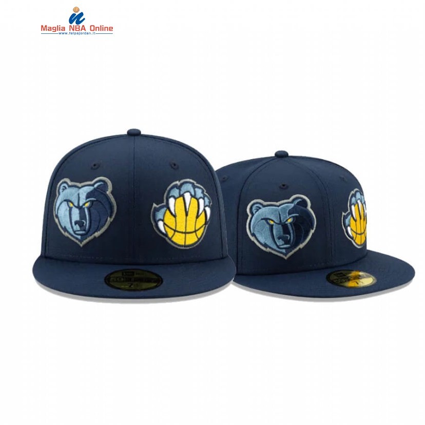Cappelli 2020 Memphis Grizzlies Logo Wrap 59fifty Fitted Blu Acquista
