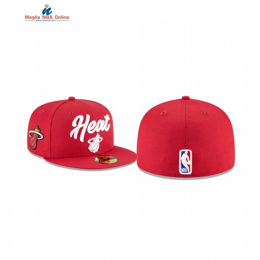 Cappelli 2020 Miami Heat OTC 59FIFTY Fitted Rosso Acquista